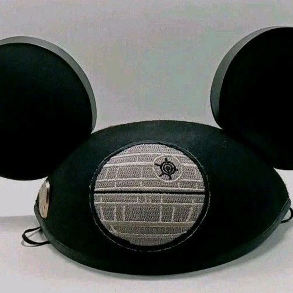 Disney Parks "Star Wars Death Star" Patch Mickey Ears Hat & Pin Youth *Tallia*
